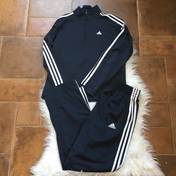 adidas tracksuit mens set